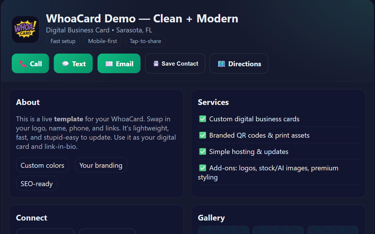 Clean demo