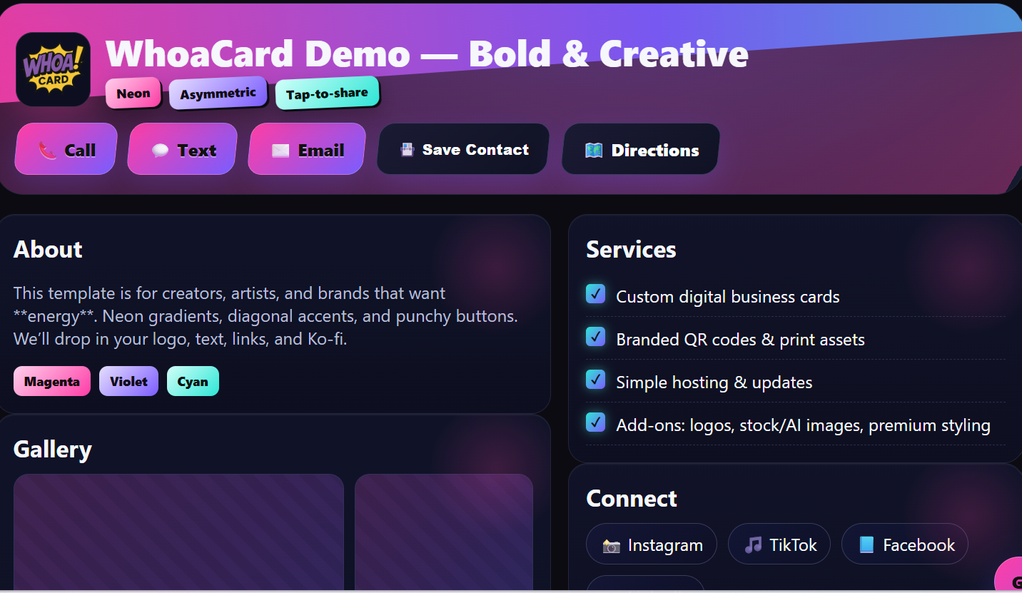 Bold demo